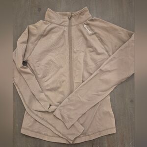 Dfyne Beige Full-Zip Jacket